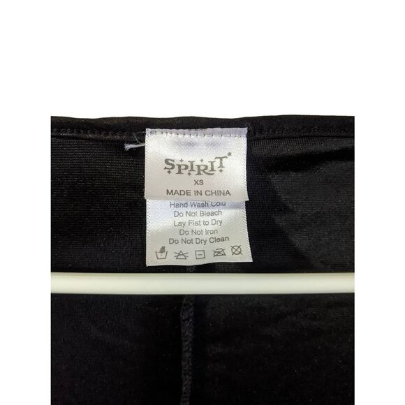 Spirit Halloween Black Onepiece Catsuit Costume with Attached Tail Adult Size XS - Picture 8 of 12